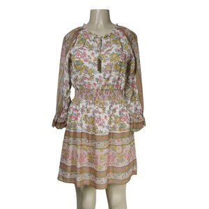 LOVE THE LABEL XS Euphoria NWT SHEER Floral Cottagecore Peasant FAIRY Dress